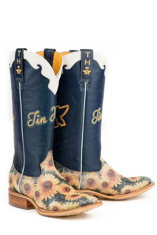 sunflower cowboy boots