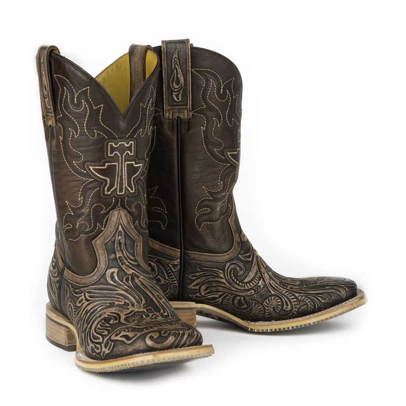 mens skull cowboy boots