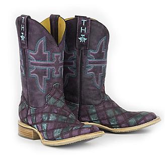 Tin Haul Ladies Chevron Square Toe Boots