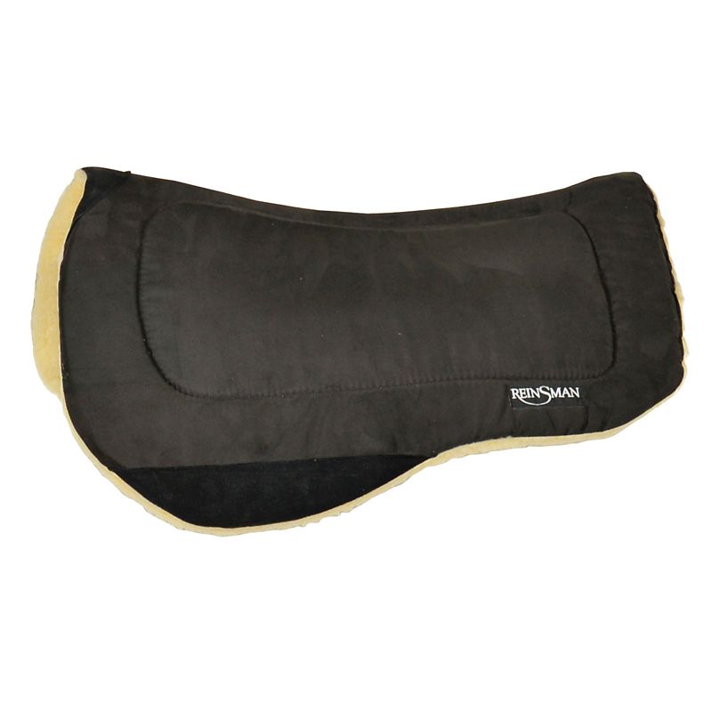 22670 Reinsman Contoured Trail Pad w/Fleece Black sku 22670