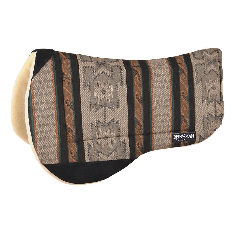 22647 Reinsman Contoured Trail Pad w/Fleece Onyx sku 22647