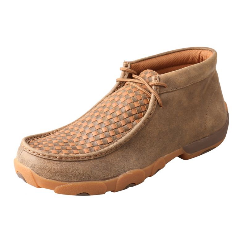 mens basket weave boots