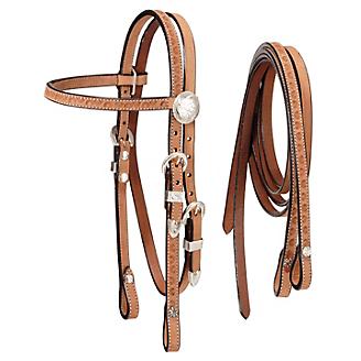 Tough1 Mini Roughout Headstall with Reins