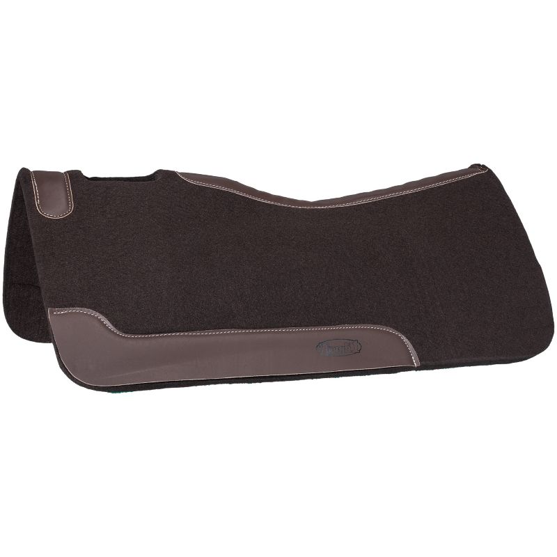 Tough1 Contour Felt Saddle Pad 32X32 Brown