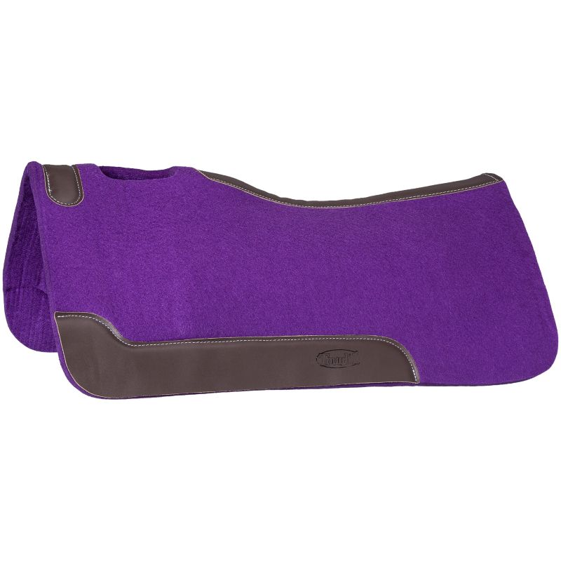 Tough1 Contour Felt Saddle Pad 32X32 Purple