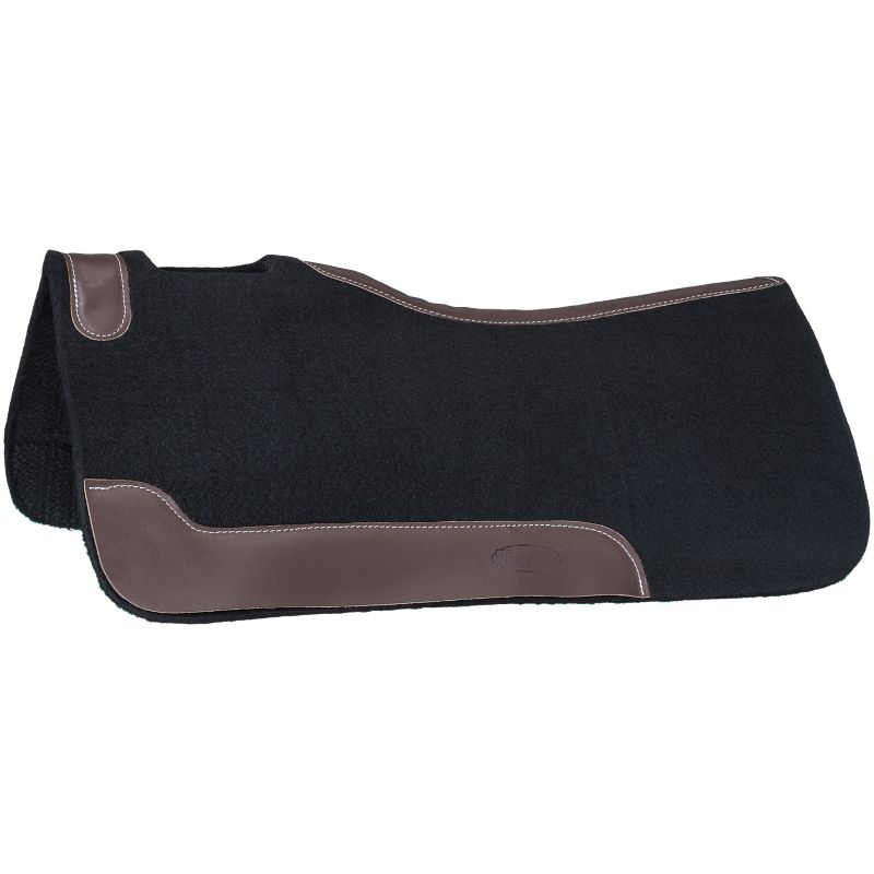 Tough1 Contour Felt Saddle Pad 32X32 Black