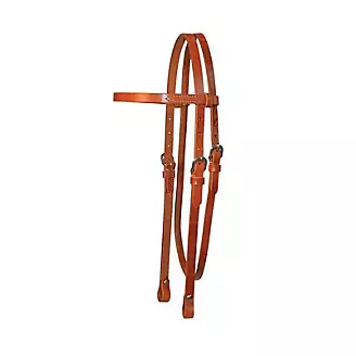 Circle Y Single Ply 5/8in Browband Headstall