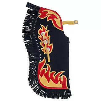 Tough1 Premium Youth Chaps w/Horse and Flame