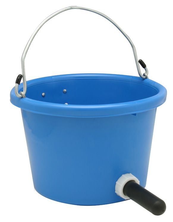Fortex Industries Calf Feed Pail Blue 8 Quart - N400-8CF