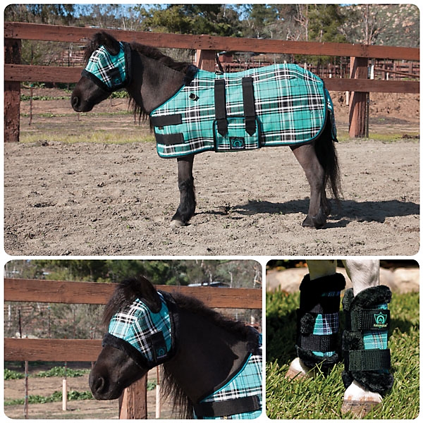 Deluxe rust Plaid size 38,Nw Kensington 2002 Mini Horse Protective Fly Sheet 