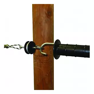 Powerfields Insulated Wood Post Gate Anchor