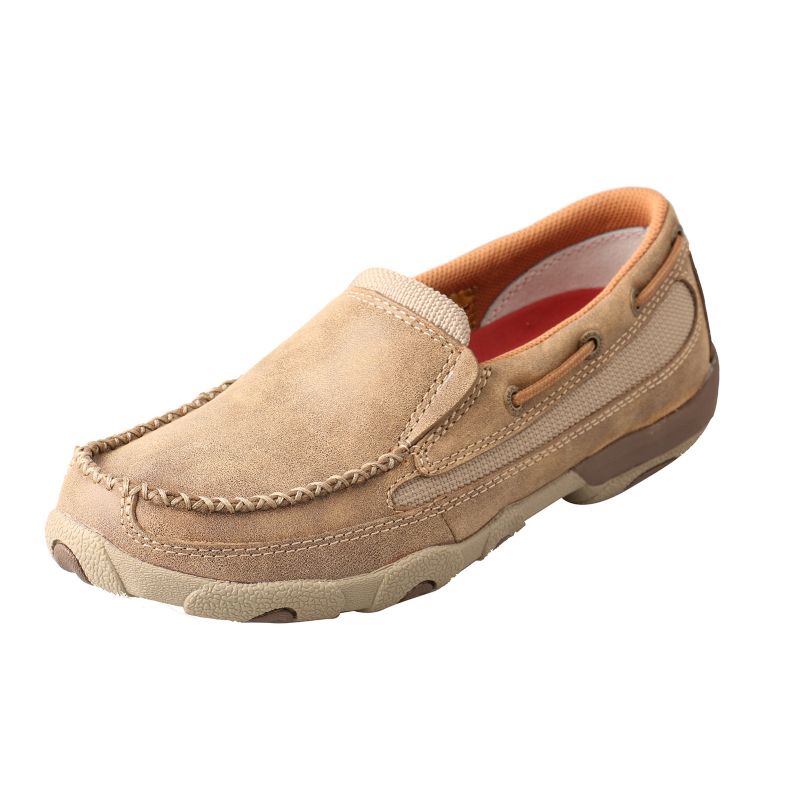 twisted x slip on driving mocs