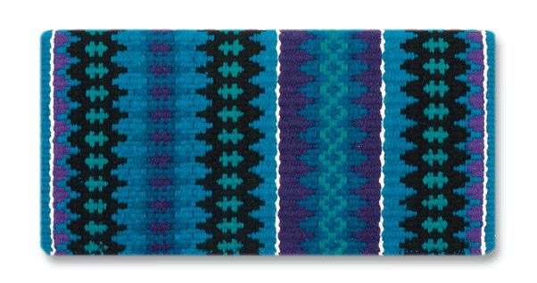 Mayatex Nova New Zealand Wool Saddle Blanket Blue