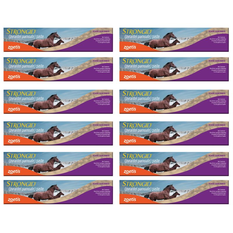 Strongid 3.60 Pyrantel Pamoate Paste 12-Pack