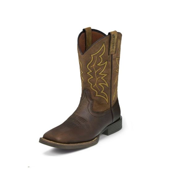 justin men's cowboy work boots