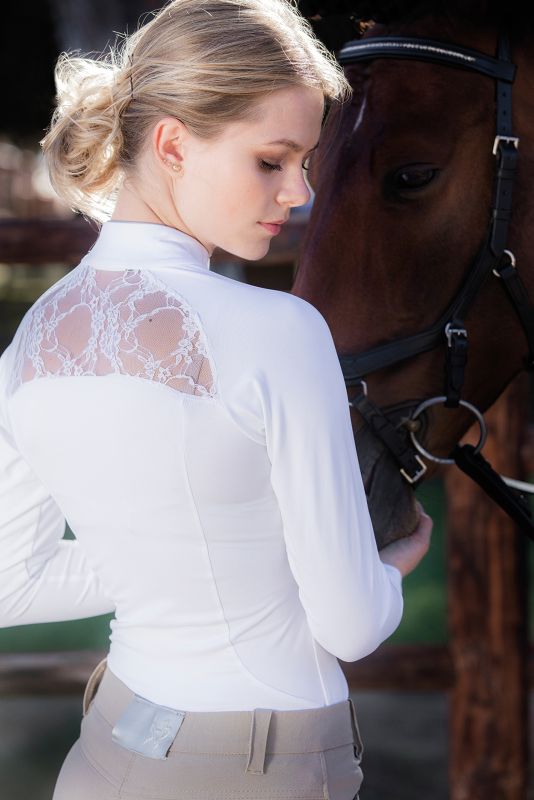 Horseware Sara Long Sleeve Competition Shirt M -  HORSEWARE PRODUCTS, LTD, CJBAHS-W000-ME