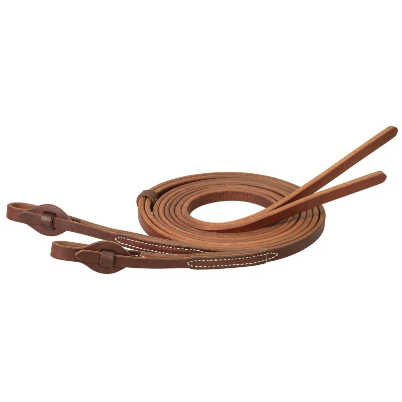Weaver Leather 8' Working Cowboy Extra Heavy Harness Leather Quick Change Reins