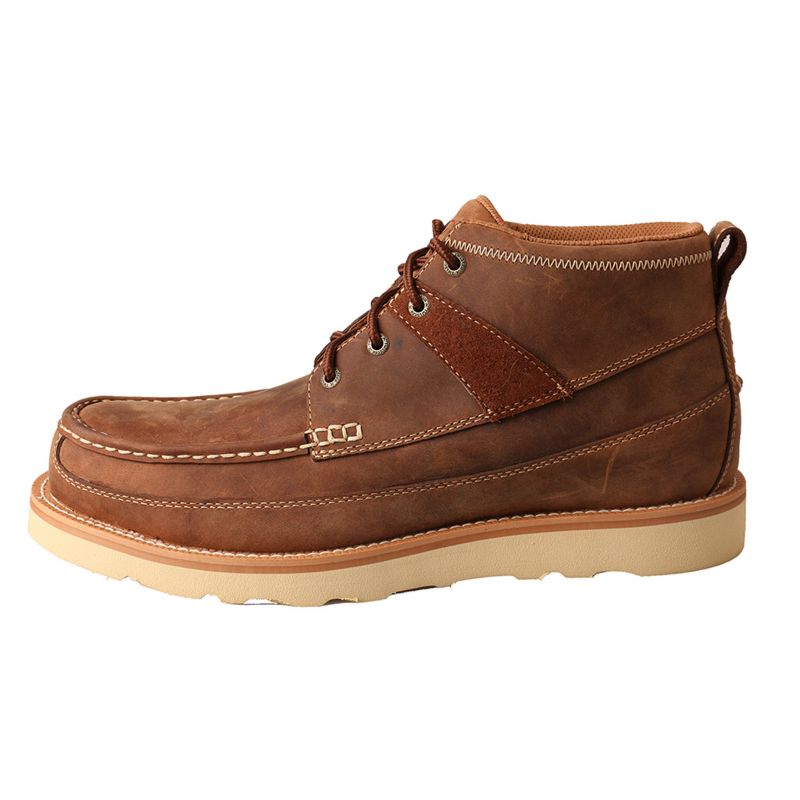 twisted x mens casual wedge crepe sole boot