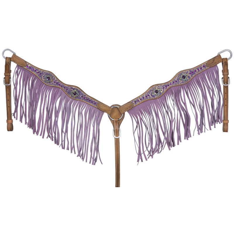 Tough1 Sweet Pea Breast Collar with Fringe