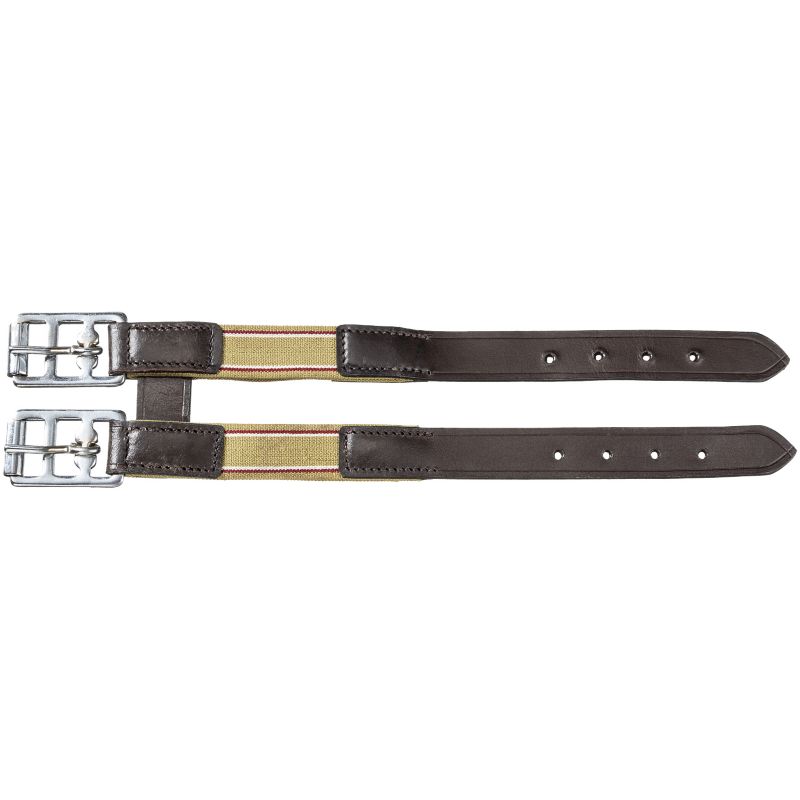 EquiRoyal Leather Girth Extender with Elastic End