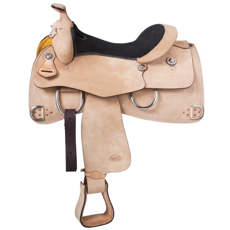 Silver Royal Trinidad Trainer Saddle 15in