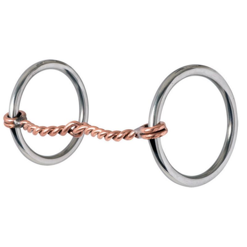 116 Reinsman 3/8 Twist Copper Traditional Loose Ring sku 116