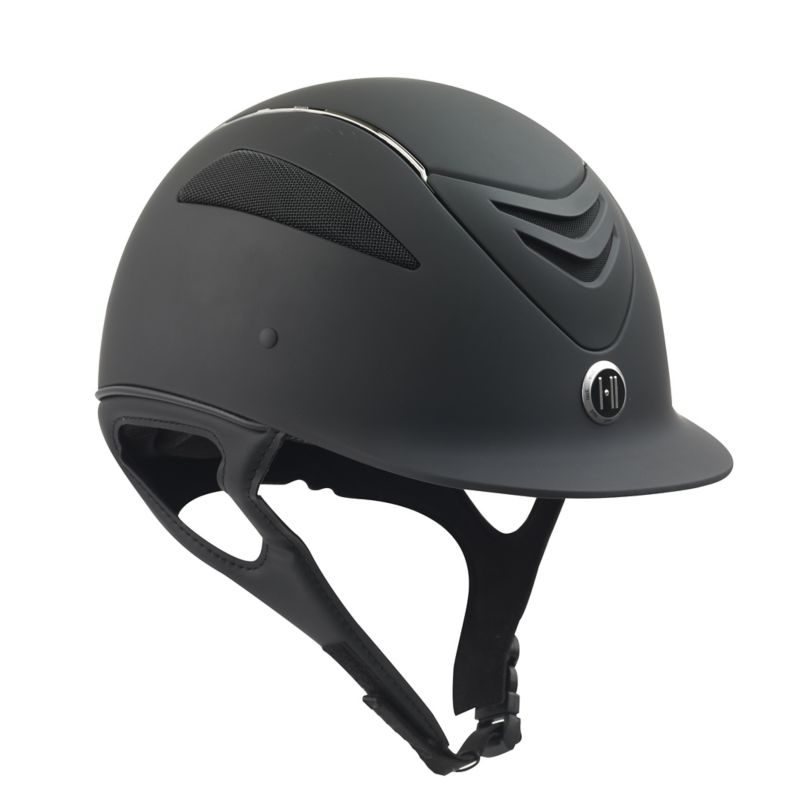 ONE K Defender Chrome Stripe, Color: Black Matte CS, Size: M (470152CBKMTMED)