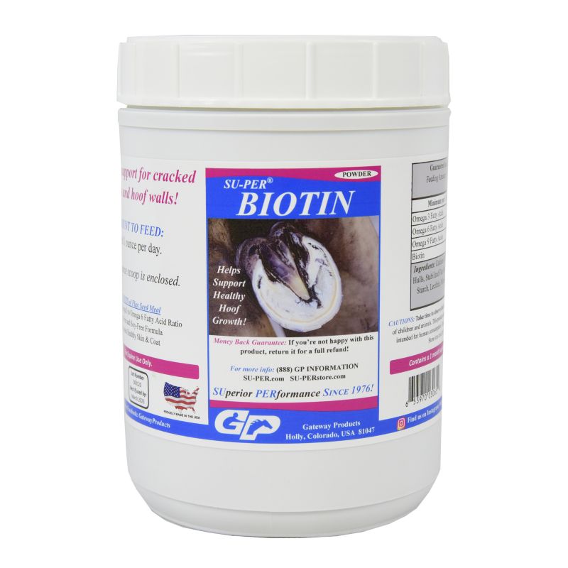 SU-PER Biotin Hoof Support for Horses