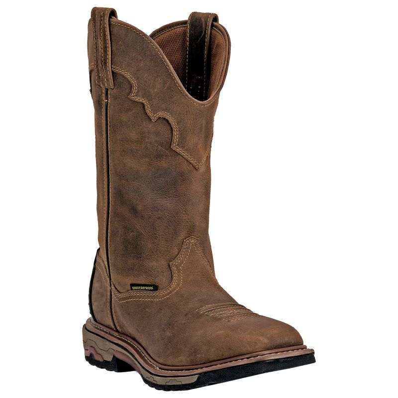 Dan Post Men's Blayde Leather Steel Toe Wellington Work Boots