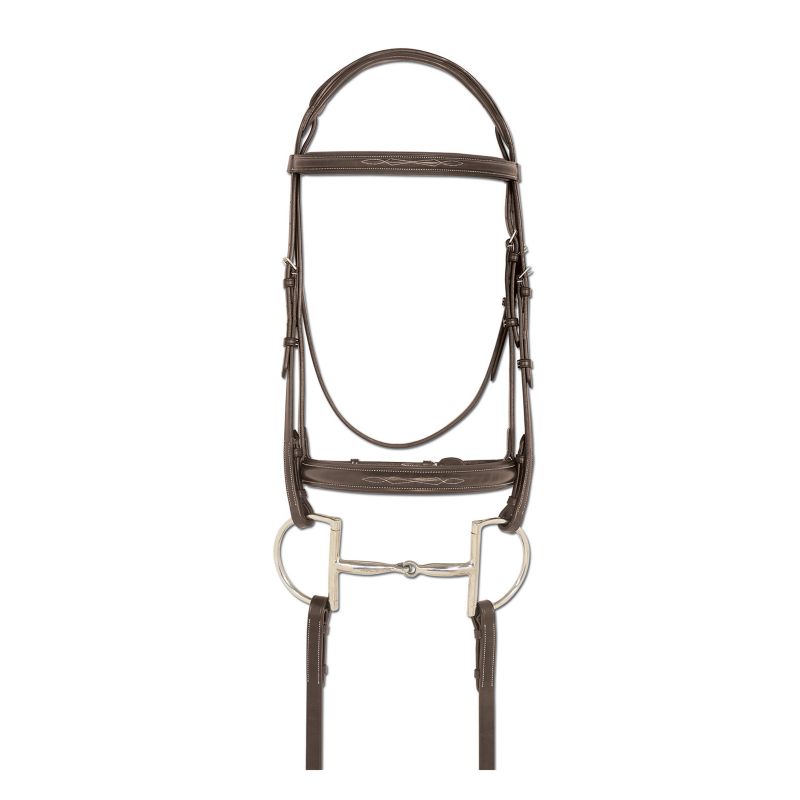 Ovation RCS Fancy Raised Wide Padded Bridle Horse