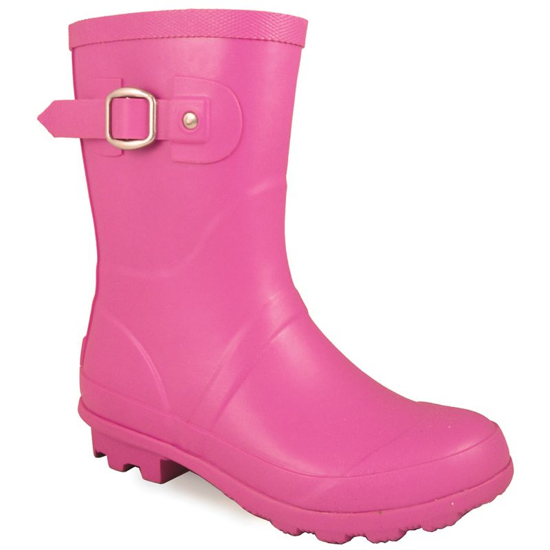 hot pink rain boots