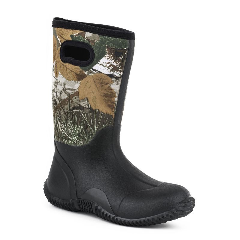 boys camo rubber boots