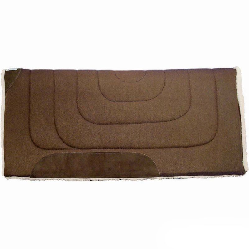 Diamond Wool Sagebrush Cutter Saddle Pad Raisin