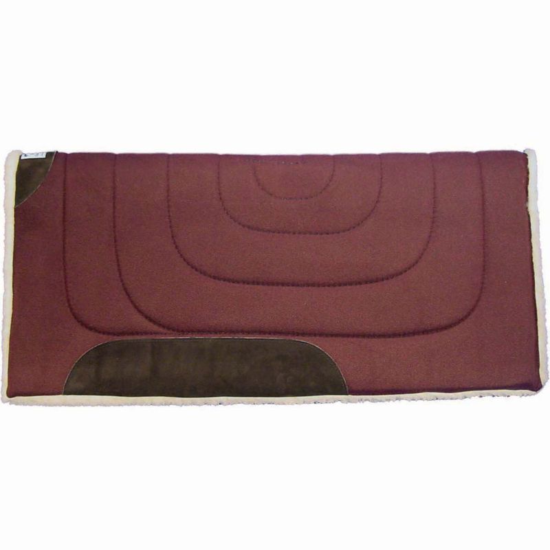 Diamond Wool Sagebrush Cutter Saddle Pad Eggplant