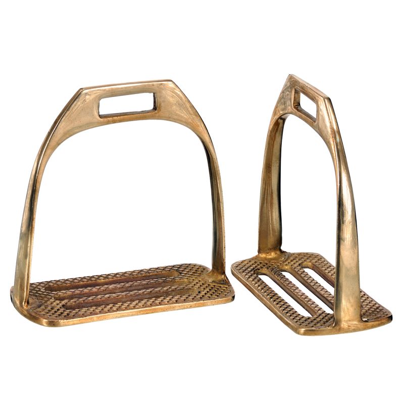 Australian Outrider 4 Bar Brass Stirrup Irons