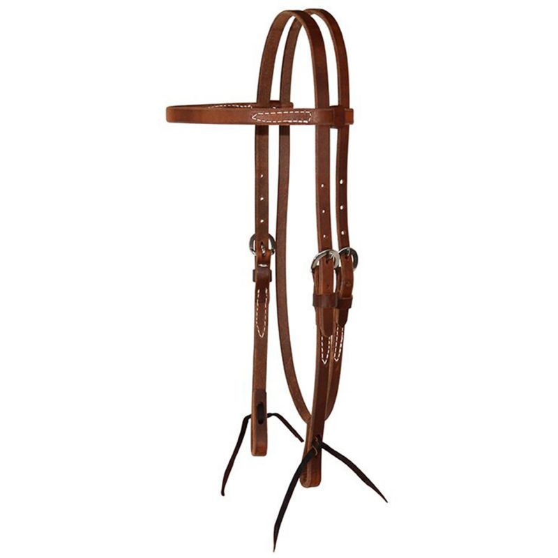 Reinsman Harness 5/8in Sing Ply Browband Headstall