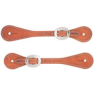 Weaver Youth Russet Spur Straps