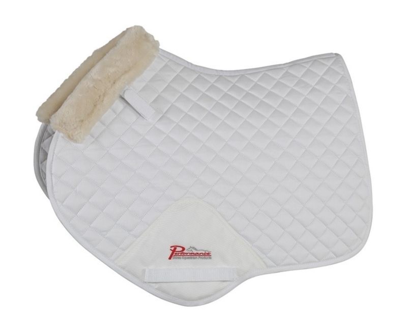 Shires Performance SupaFleece Jump Pad Full White