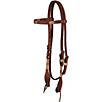 Oxbow Tack Browband Headstall with Rawhide Knots
