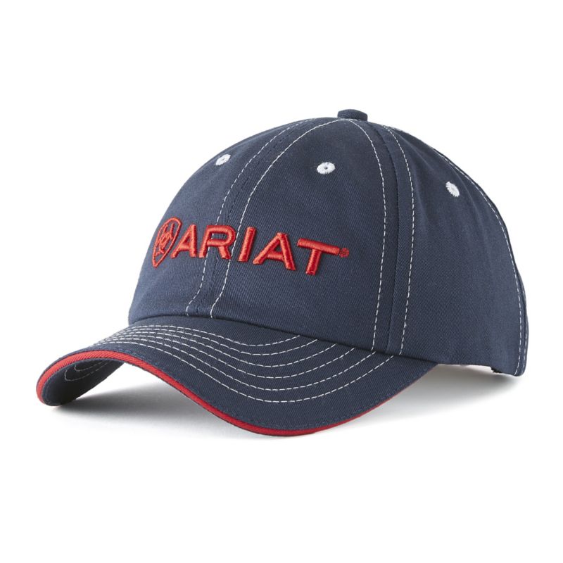 blue ariat hat