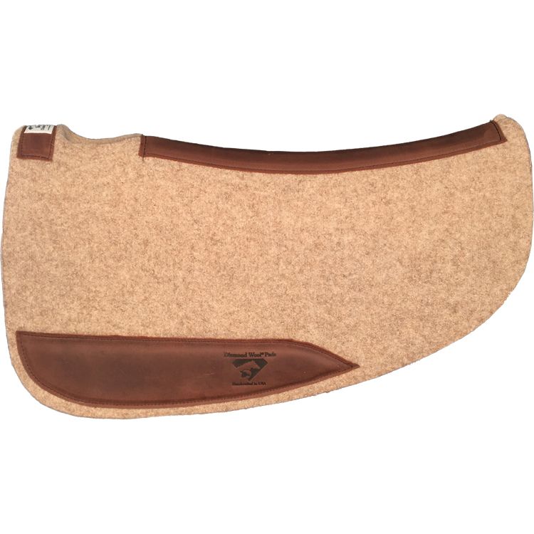 Diamond Wool Contoured Cowboy Barrel Saddle Pad