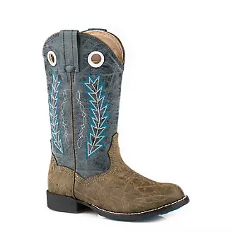 Roper Kids Hole In The Wall Round Toe Boots