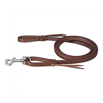 Tough1 Mini Harness Leather Roping Rein w/Tie End