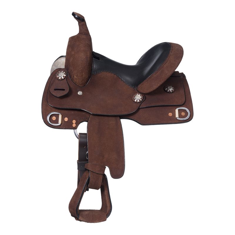 Royal King Roughout Training Saddle 11in Dark Roug