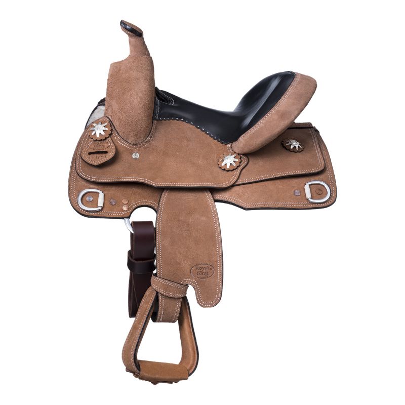 Royal King Roughout Training Saddle 11in Roughout