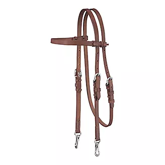 Tough1 Harness Browband Headstall w/Snap Ends