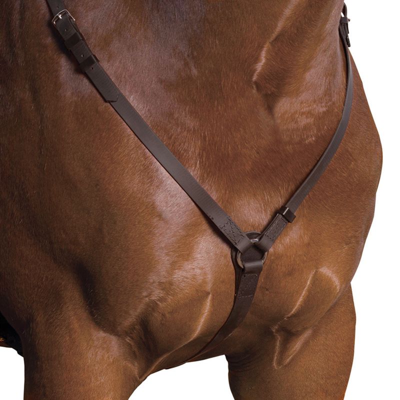 WABPLATECBRN Wintec Breastplate Cob Brown sku WABPLATECBRN