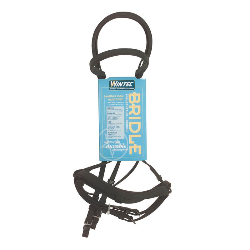 Wintec Bridle without Flash Pony Black