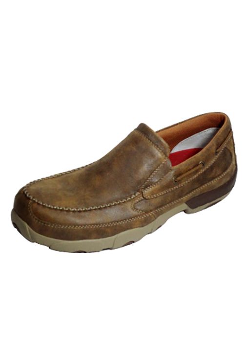 twisted x men's driving mocs slip on