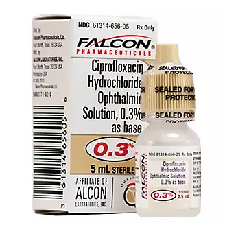 Ciprofloxacin Ophthalmic Solution 0.3 percent 5 ml